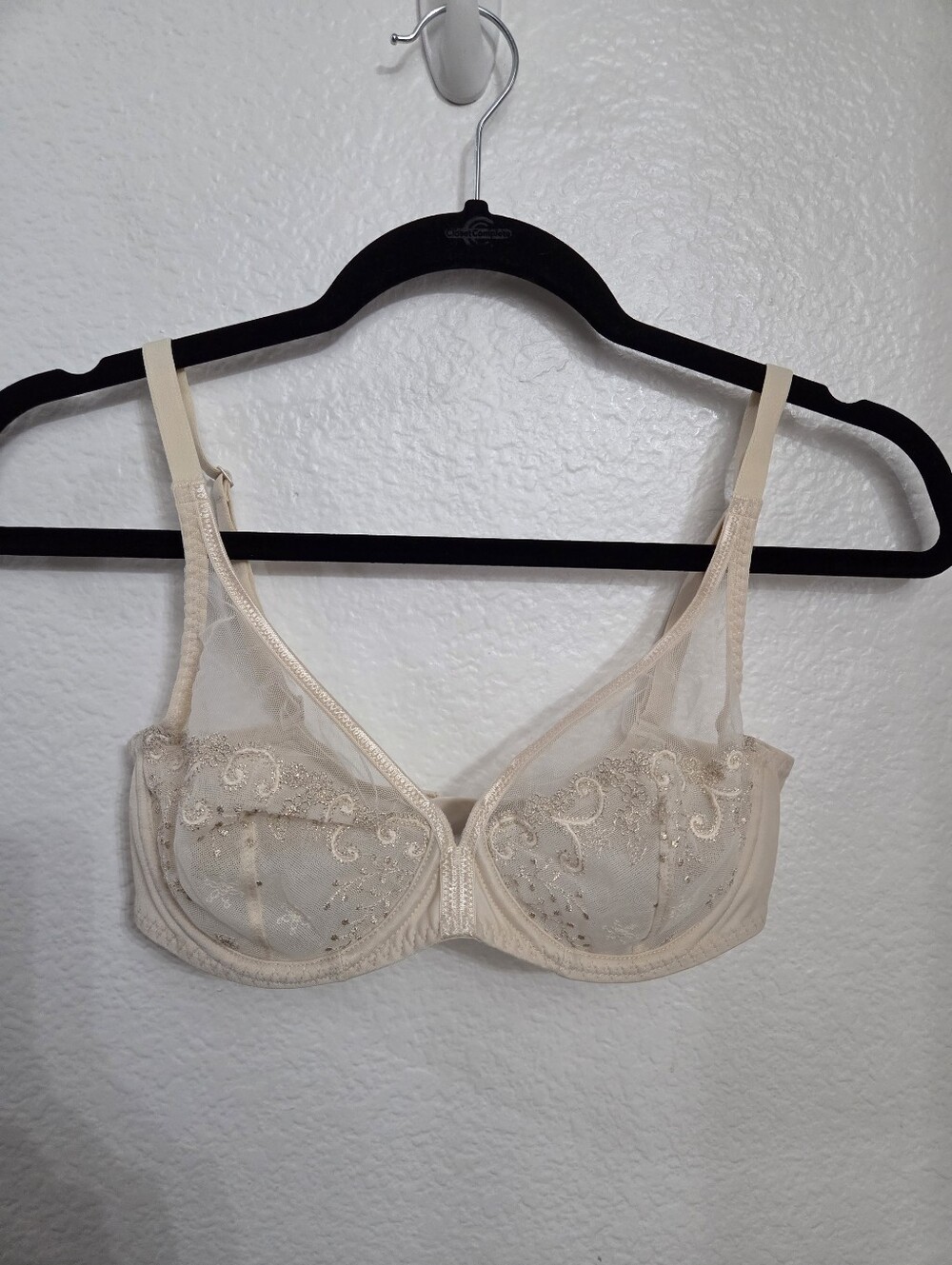 Simone Perele Delice Full Coverage Plunge Bra Size 30D Ivory